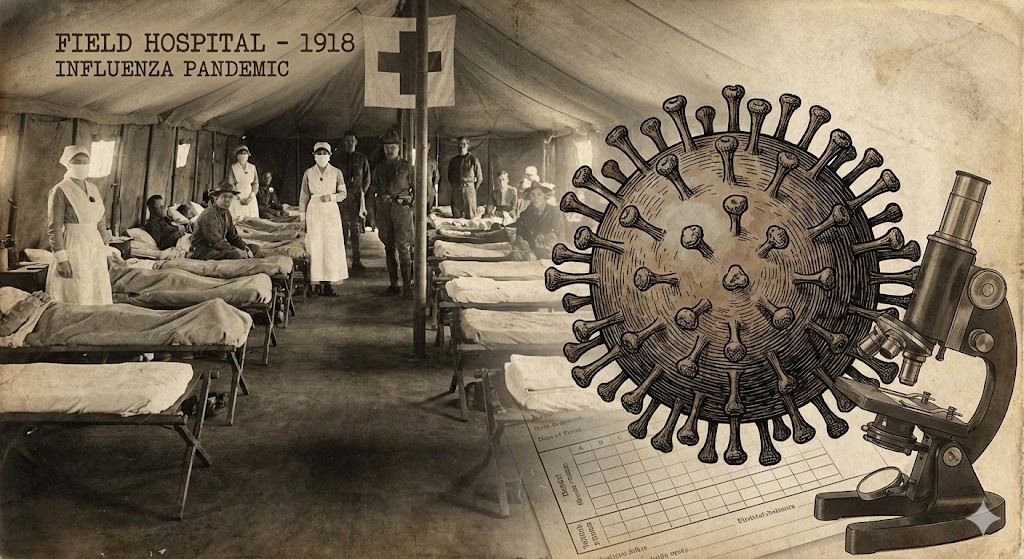 1918년 스페인 독감의 참상과 바이러스