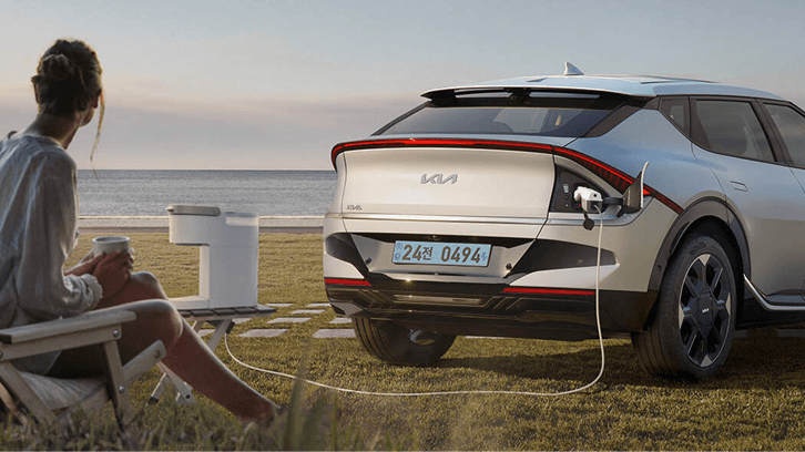 전기자동차 배터리 이상 감지 시 화재신고 시범사업 / 기아차 EV6