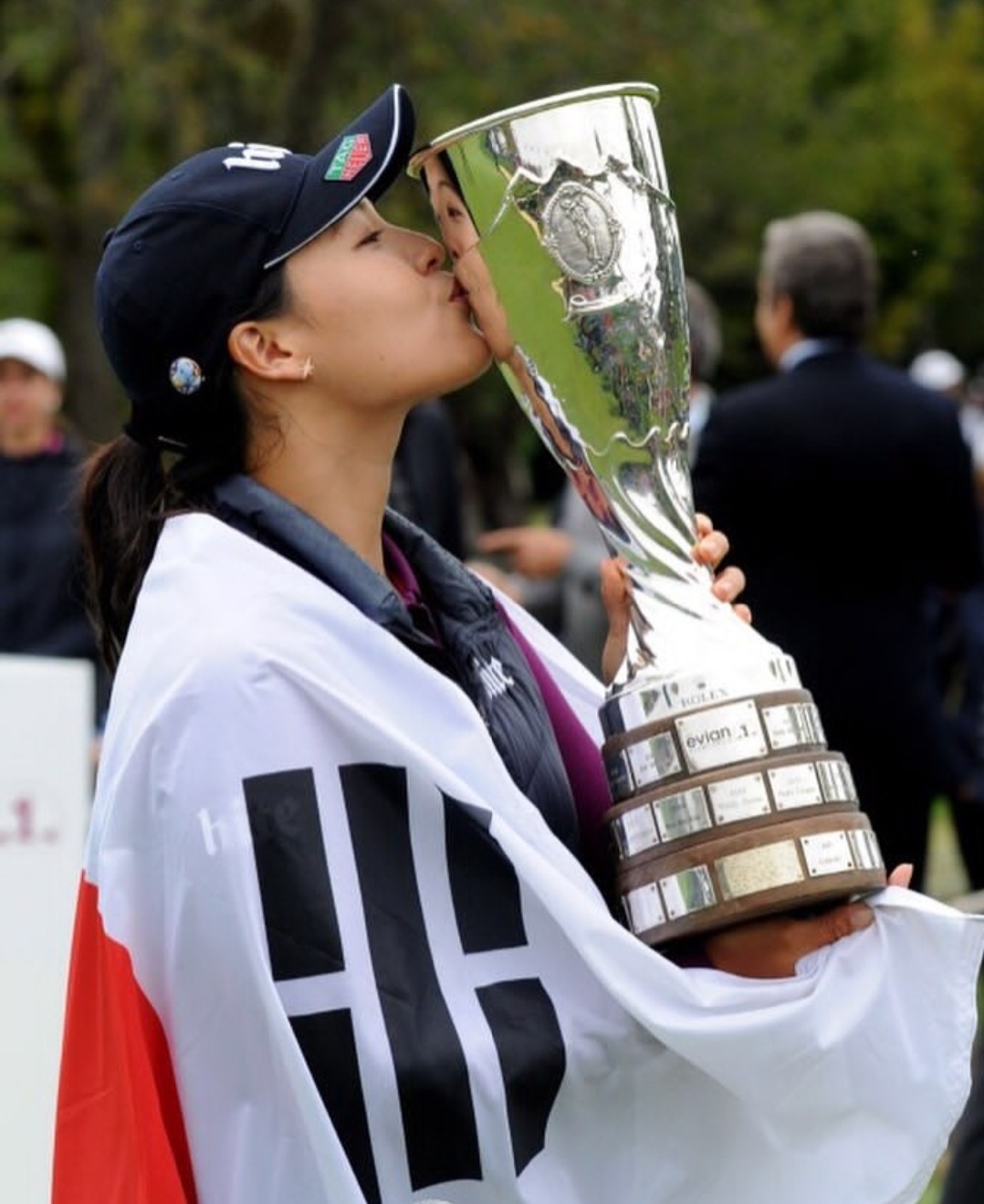 2016 에비앙 챔피언십 우승 ⓒ전인지 SNS