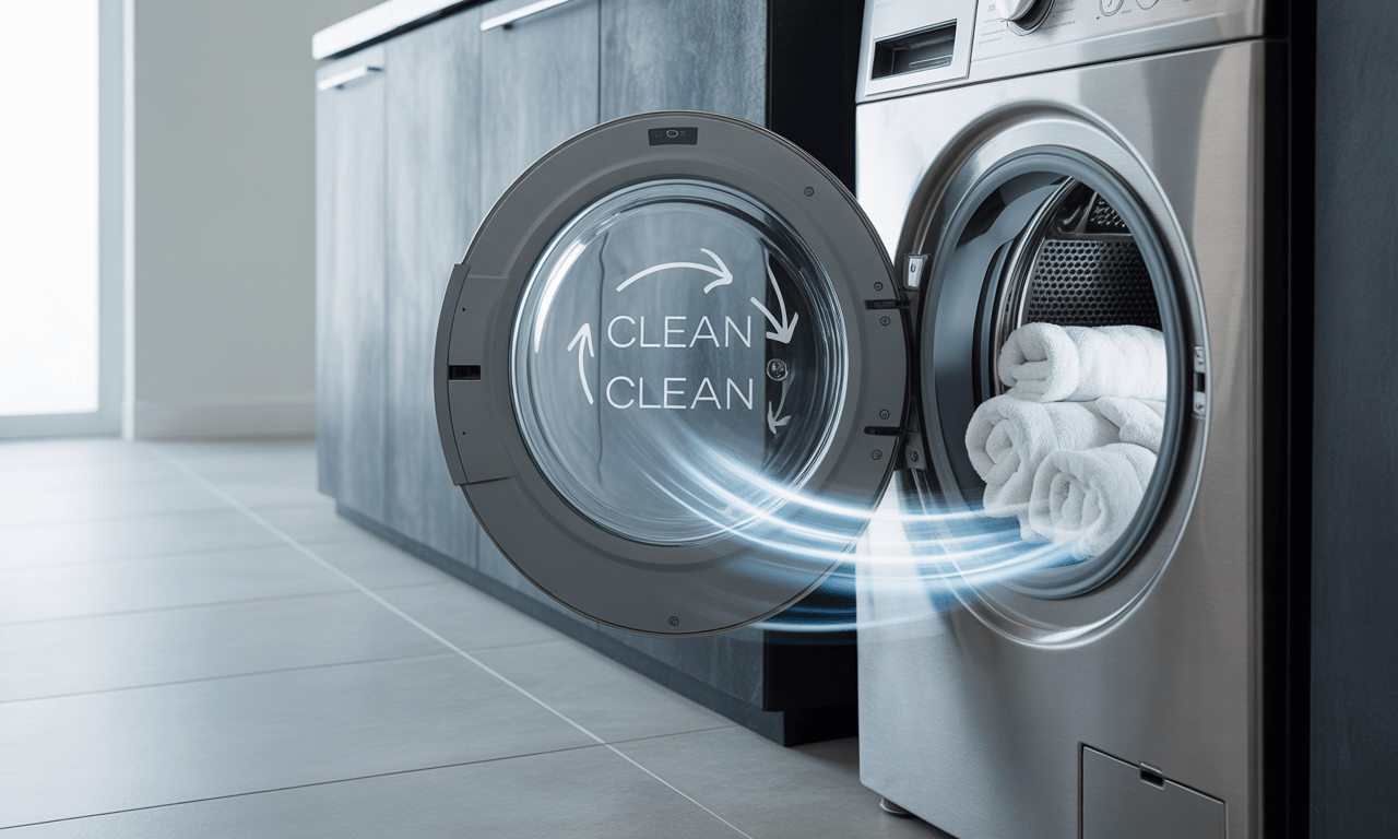 세탁기-문을-열어두는-것이-중요한-이유-드럼세탁기-문을-열어놓은-모습