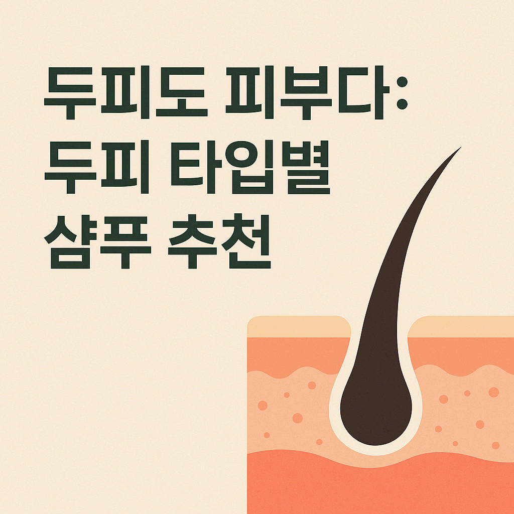 두피도 피부다: 두피 타입별 샴푸 추천