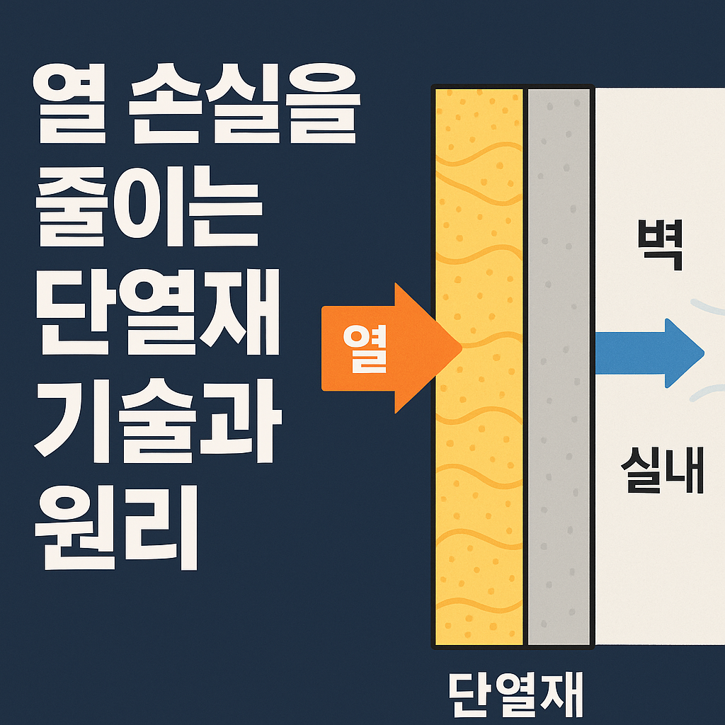 단열재의 열전달 저감 원리와 재료별 특성