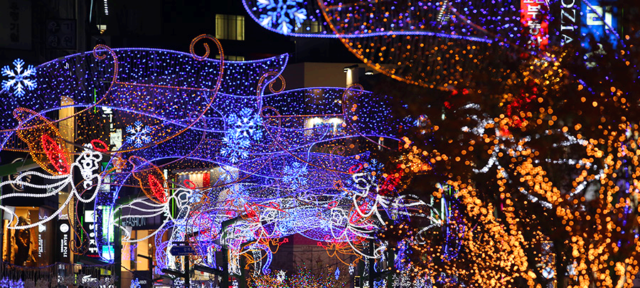 광복로 겨울빛 트리축제