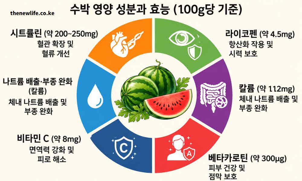 수박 효능 영양성분