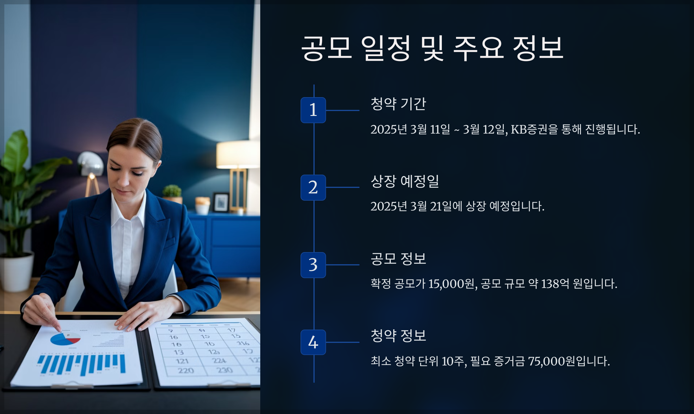 공모 일정 및 주요 정보