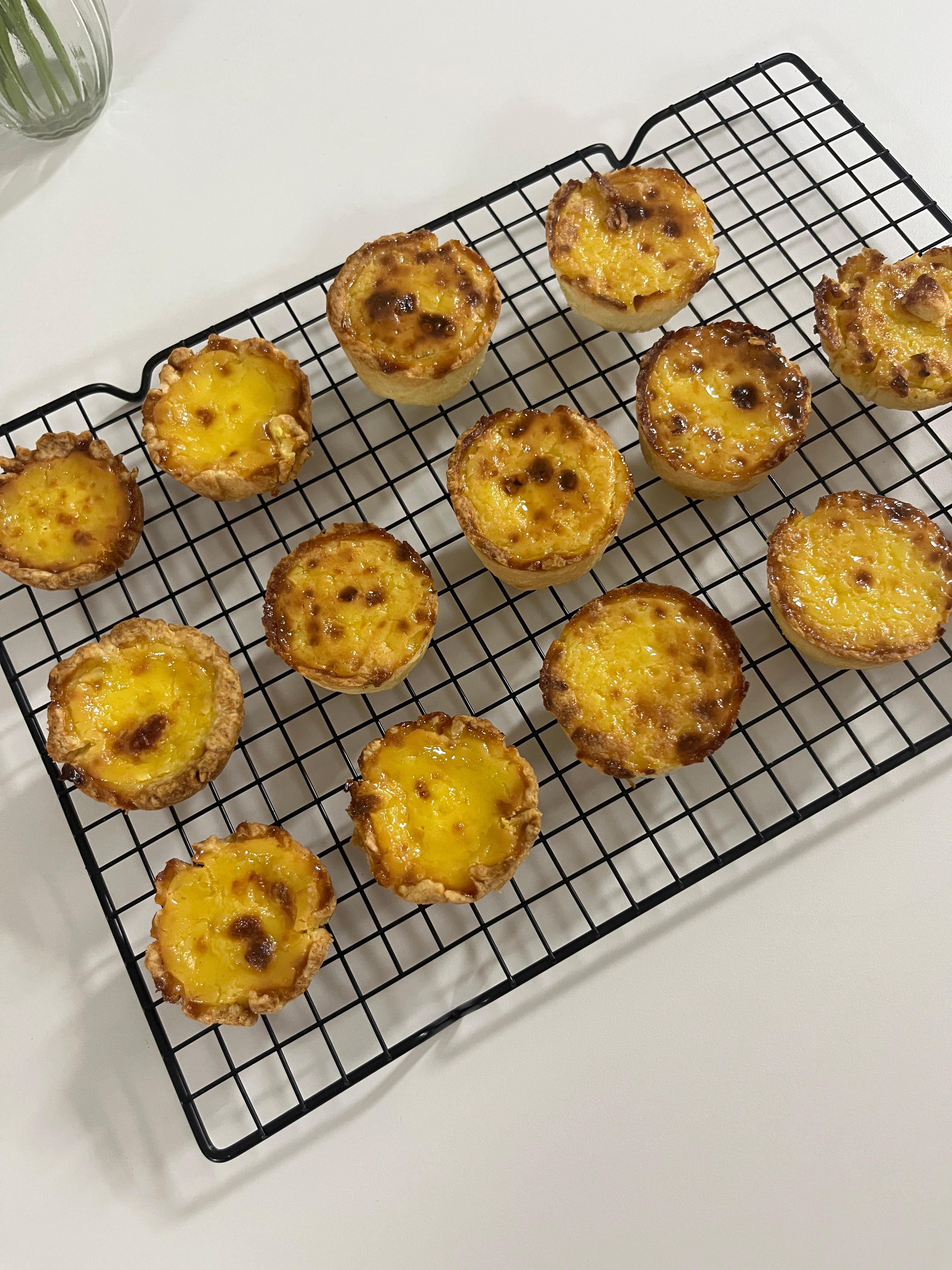 에어프라이어로 만든 에그타르트 사진