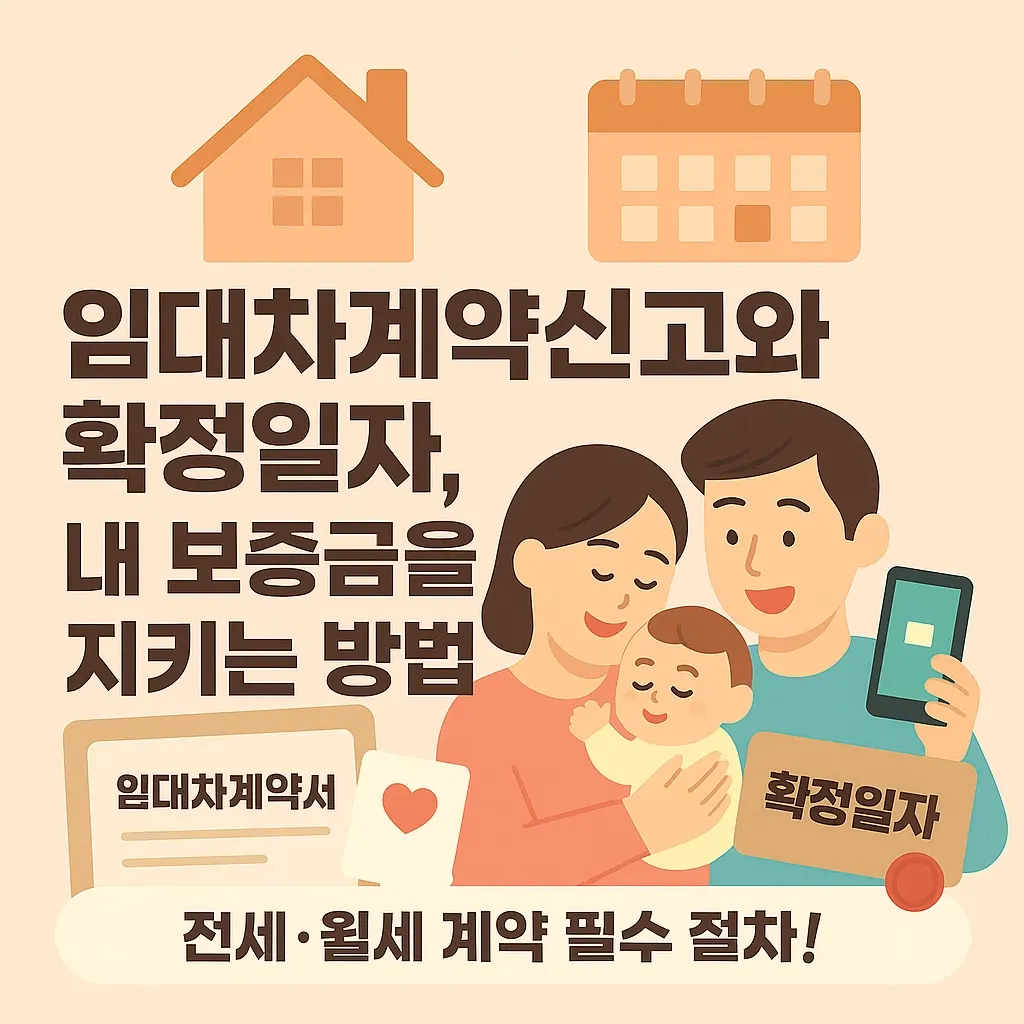 임대차계약신고 임대차계약서 확정일자