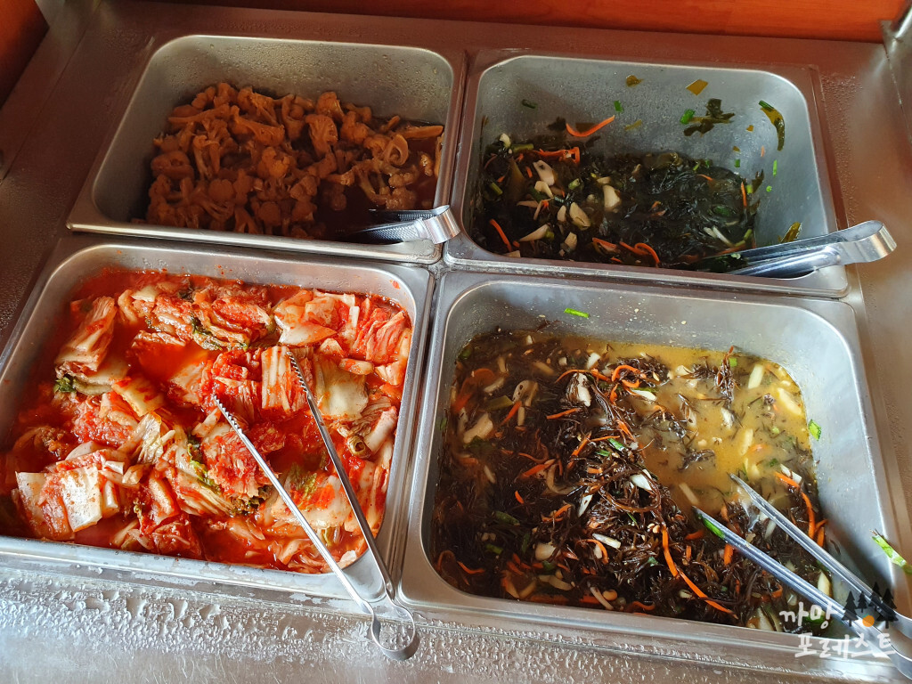 비양도 호돌이 식당 반찬