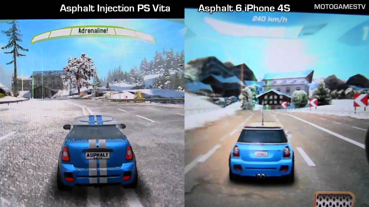 iPhone 4S vs. 플레이스테이션 비타