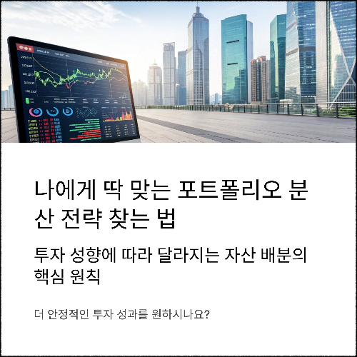 나에게 딱 맞는 포트폴리오 분산 전략 찾는 법