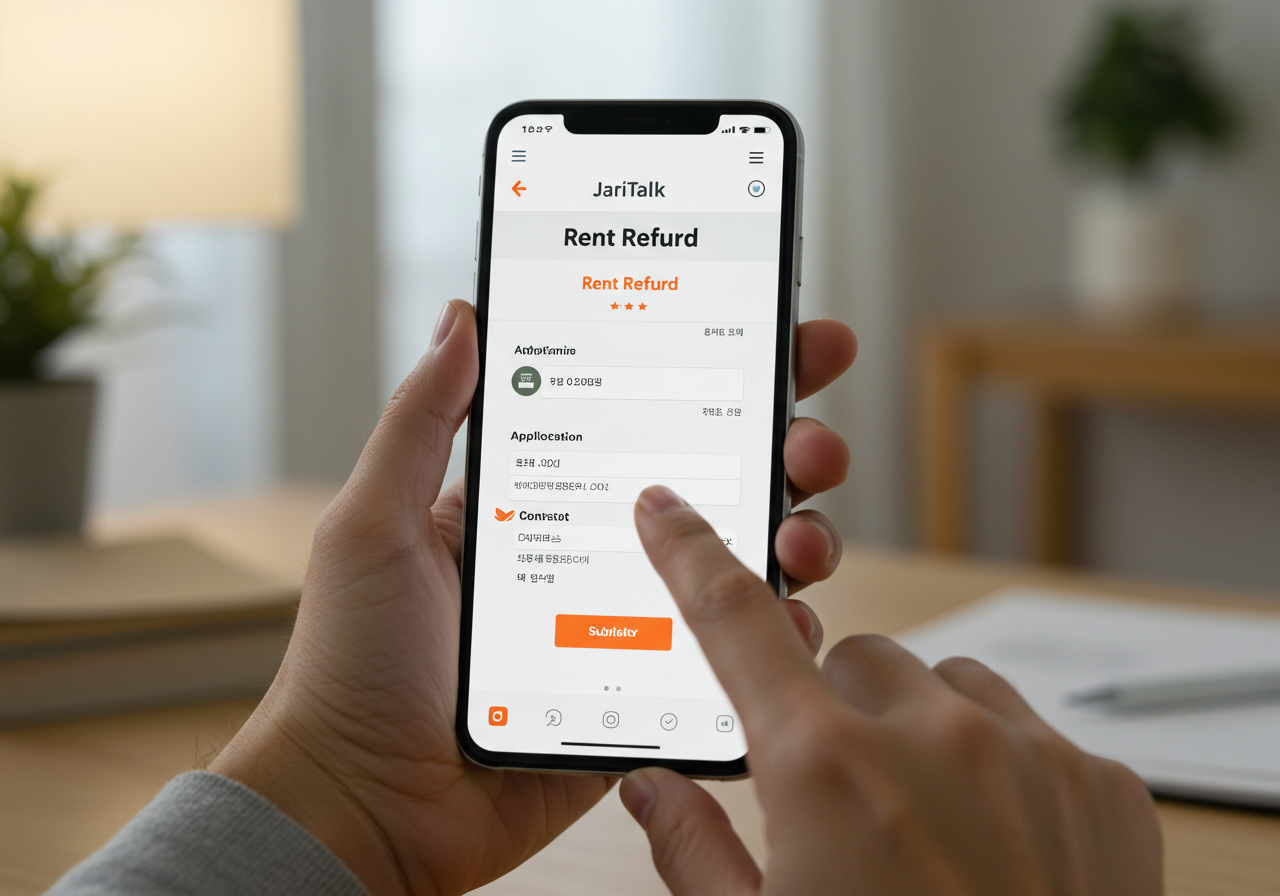 2025년 월세 환급, 자리톡 앱으로 초간단 신청! 꿀팁 대방출