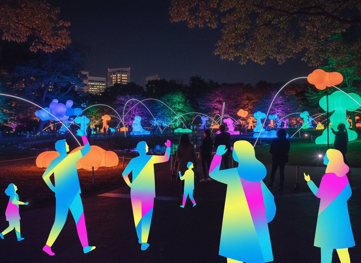 2026 오사카 야간 전시 팀랩 보태니컬 보타니컬 가든 티켓 예약 위치 시간