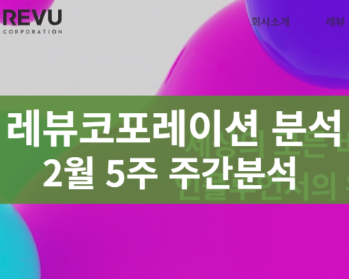 레뷰코퍼레이션 주가분석