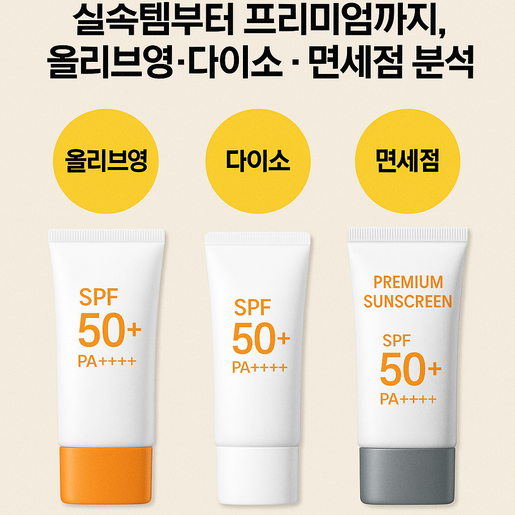 선크림 추천 실속템부터 프리미엄까지