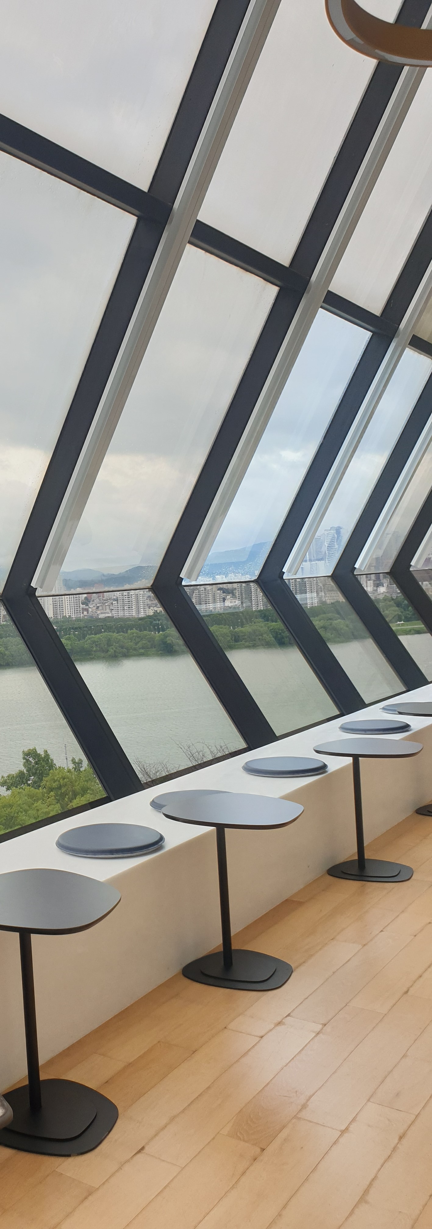 워커힐호텔 빛의 라운지 까페 전망