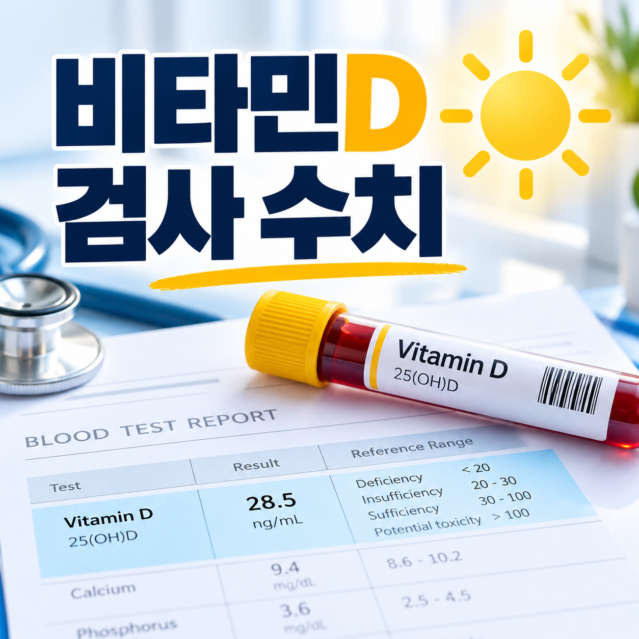 비타민D 검사 수치
