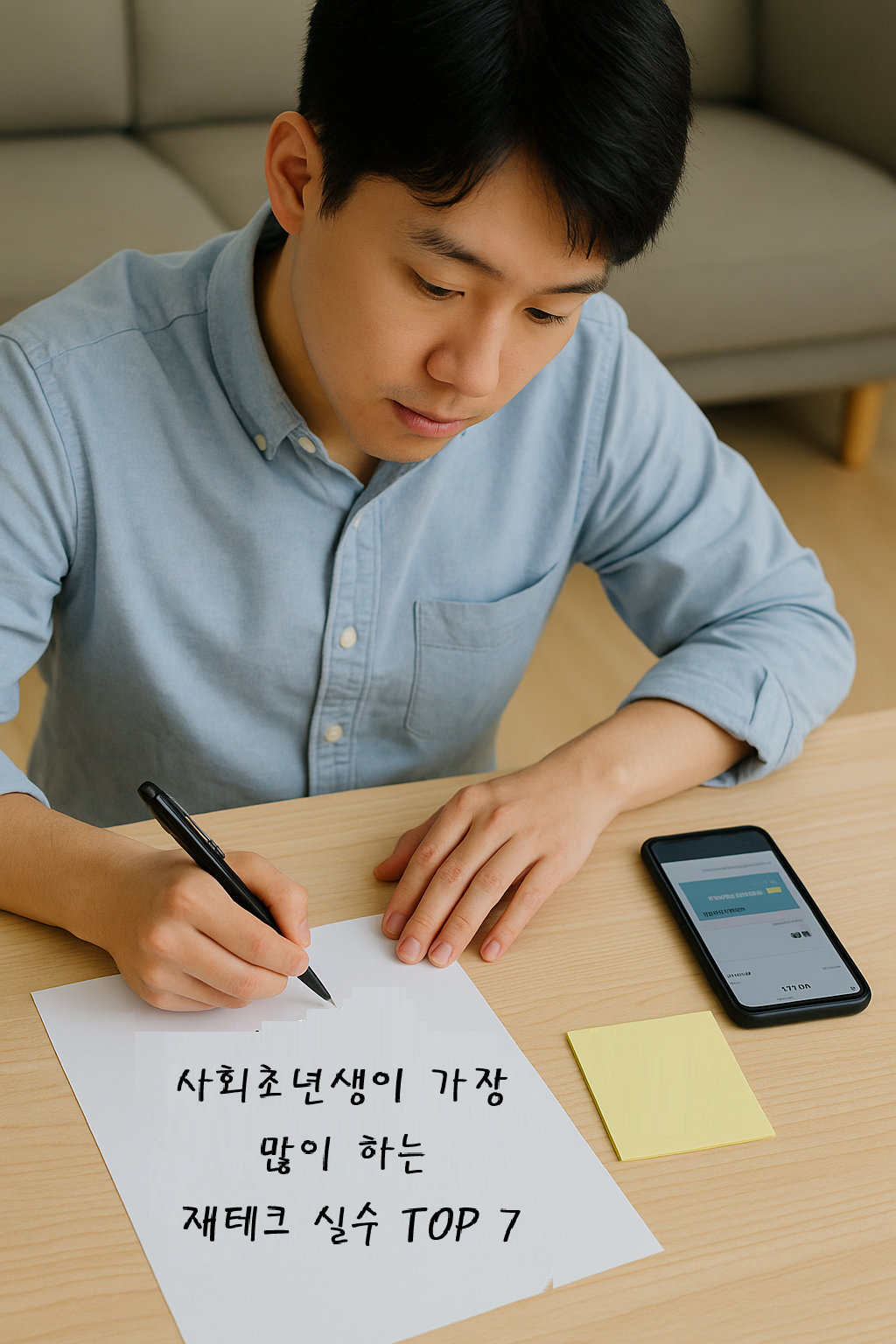 사회초년생이 가장 많이 하는 재테크 실수 TOP 7과 해결법