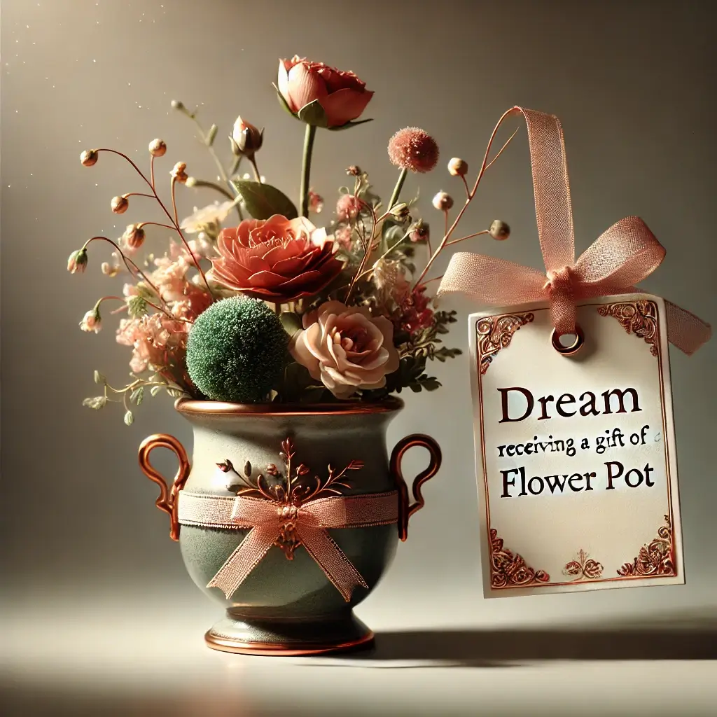 화분 선물 받는 꿈 해몽