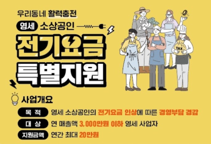 소상공인 전기요금 특별지원