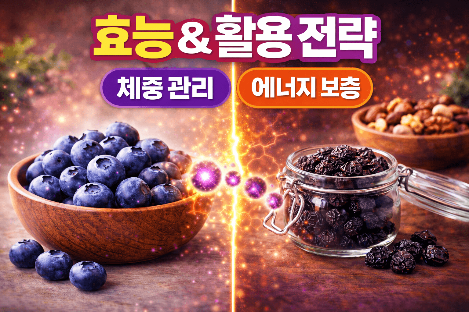 효능 차이와 활용 전략: 체중관리부터 염증완화까지