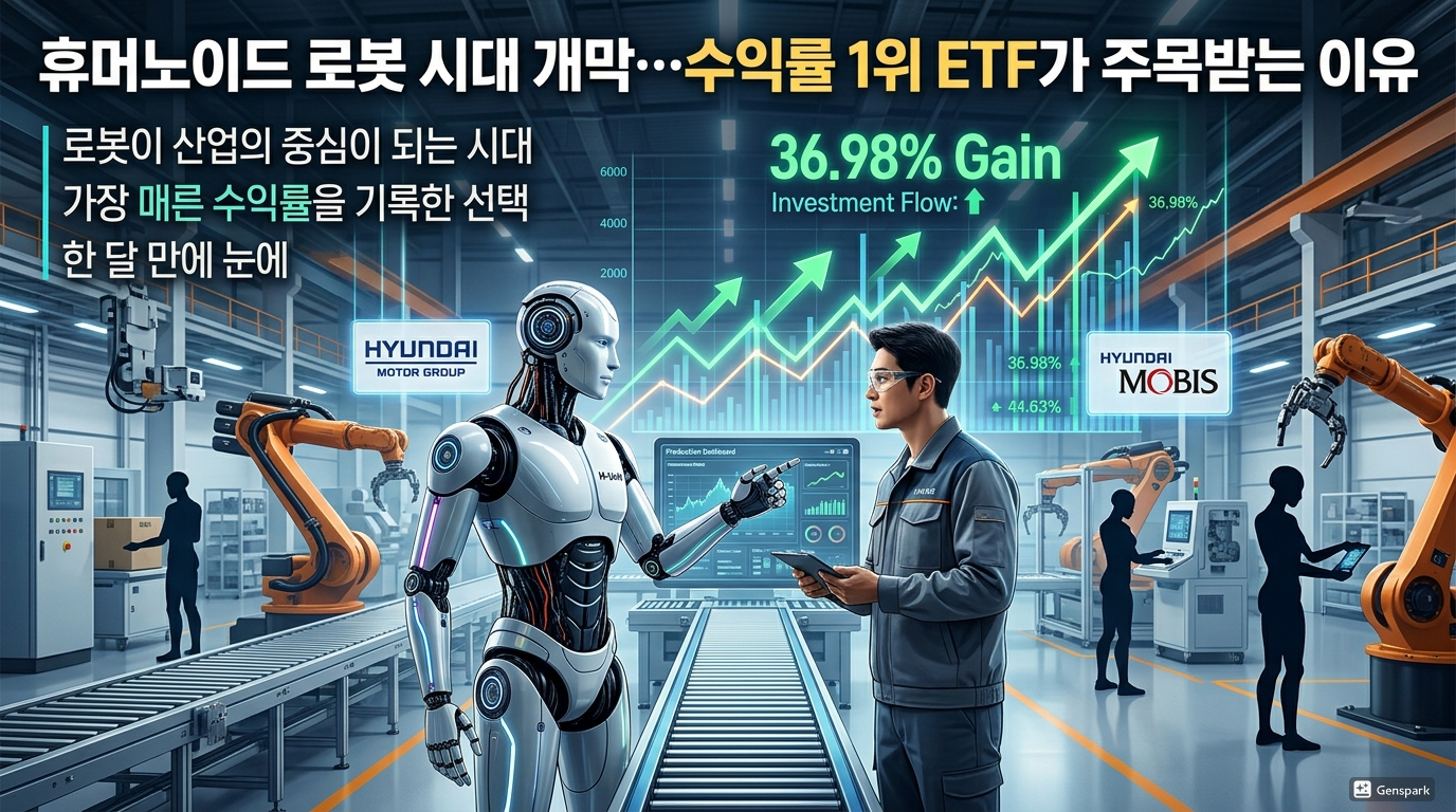 휴머노이드 로봇 시대 개막…수익률 1위 ETF가 주목받는 이유
