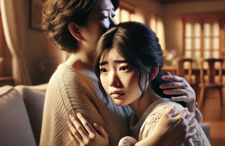 감정을 수용해주는 따뜻한 엄마의 품