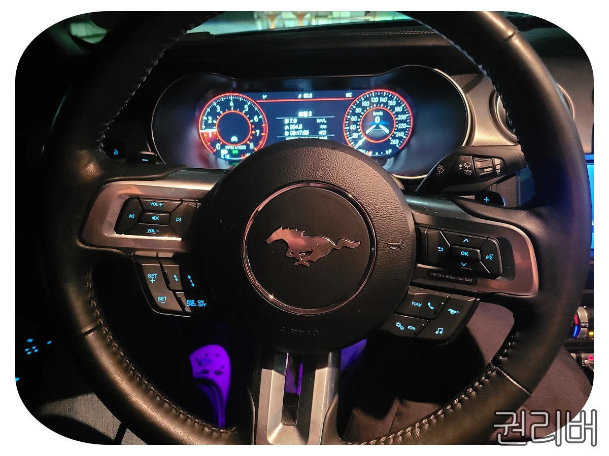 머스탱 스티어링 휠