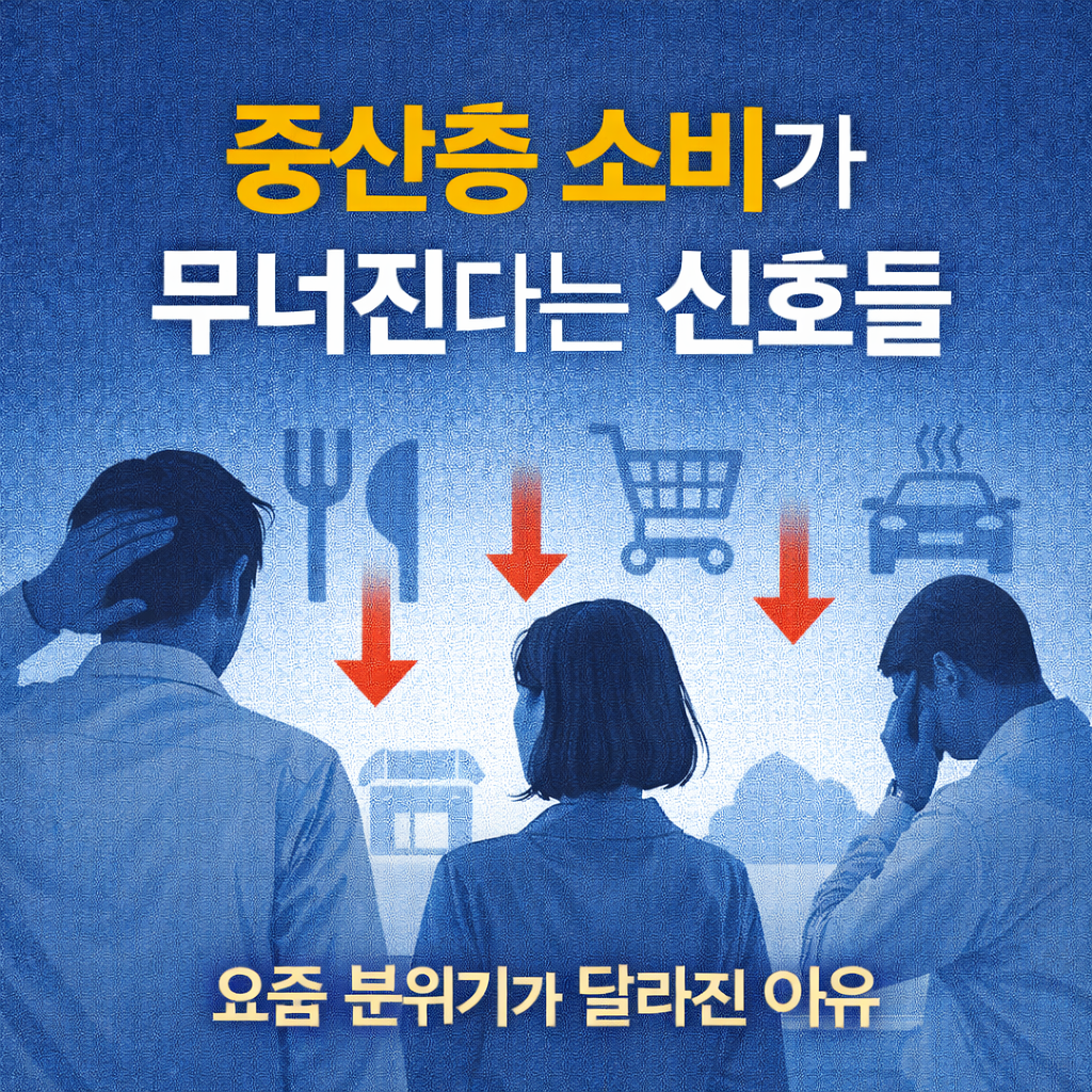 중산층 소비가 무너지고 있다는 신호들, 요즘 분위기가 달라진 이유