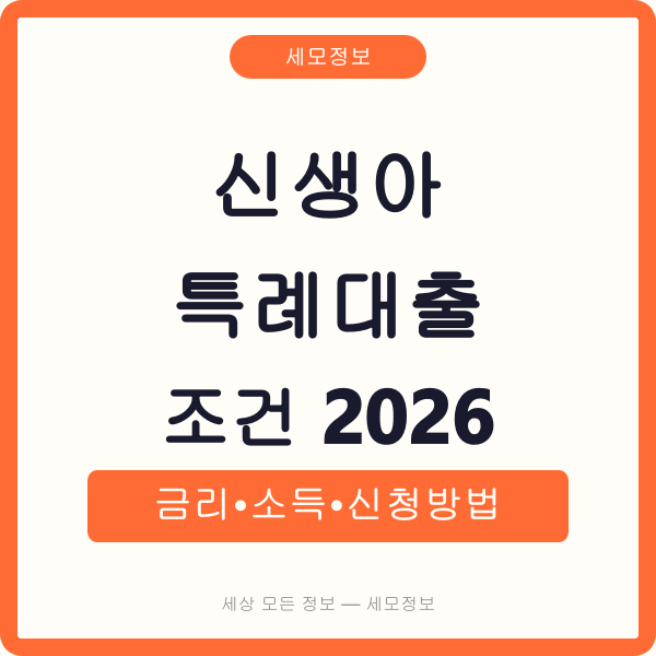 신생아특례대출