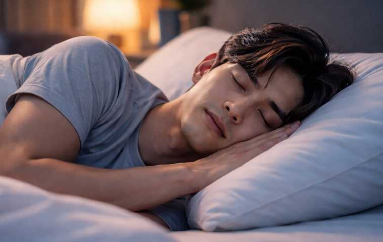 수면을 취하는 사람 사진