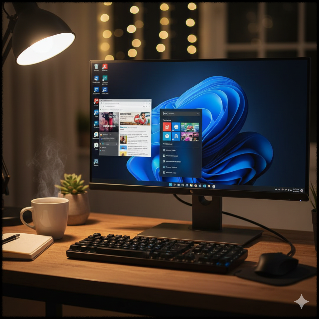 윈도우 11에서 계정 유형에 따라 PC를 사용하는 실제 일상 환경