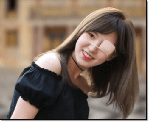 안대 여자
