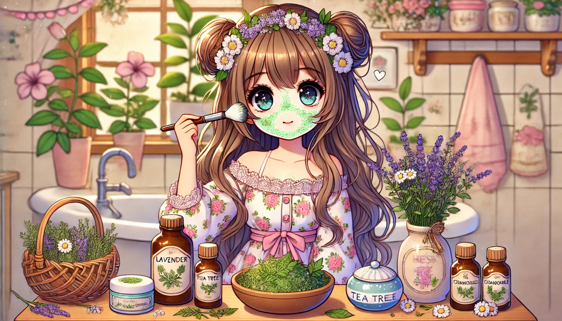 허브를 활용한 피부 관리