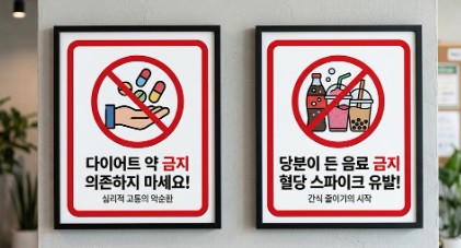 다이어트 중 금지