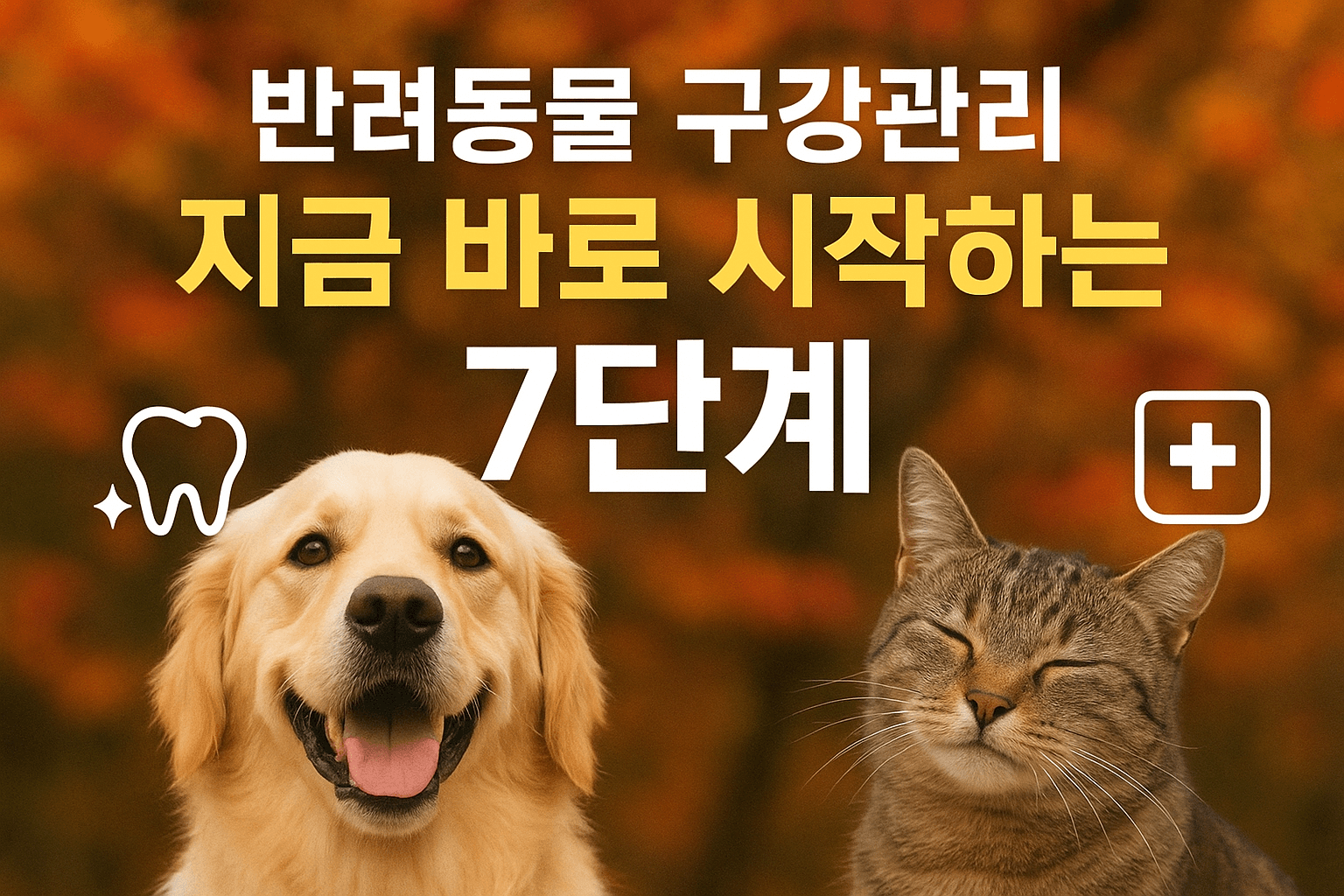 반려동물 구강관리 지금 바로 시작하는 7단계