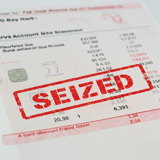압류 통장 이미지