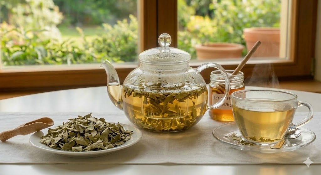 인후염 및 목감기 증상을 빠르게 진정시켜주는 레몬머틀과 꿀 블랜딩