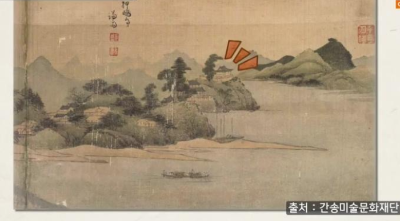 겸재 정선이 그린 한명회의 정자 압구정