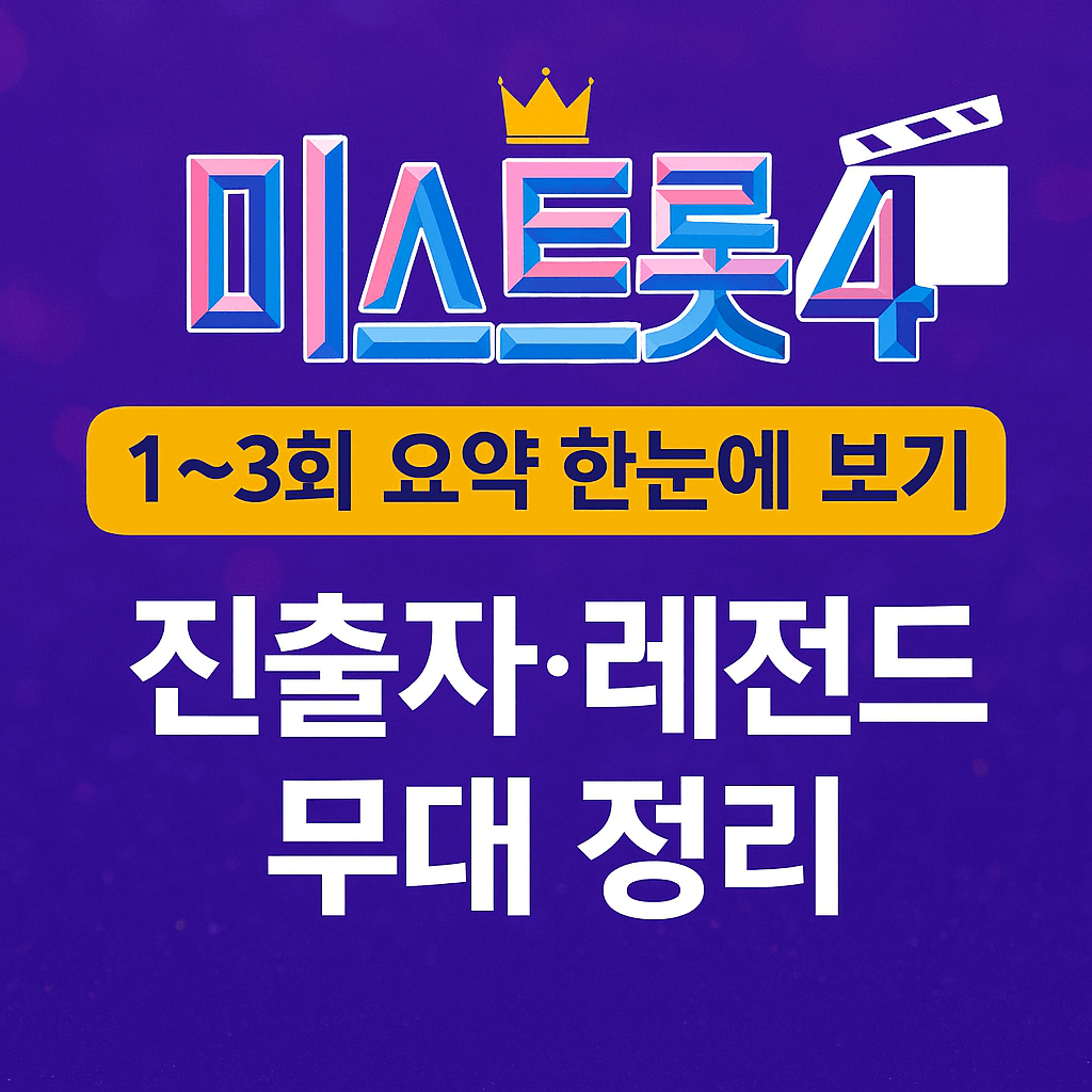 미스트롯4 다시보기 링크 및 시청 가이드