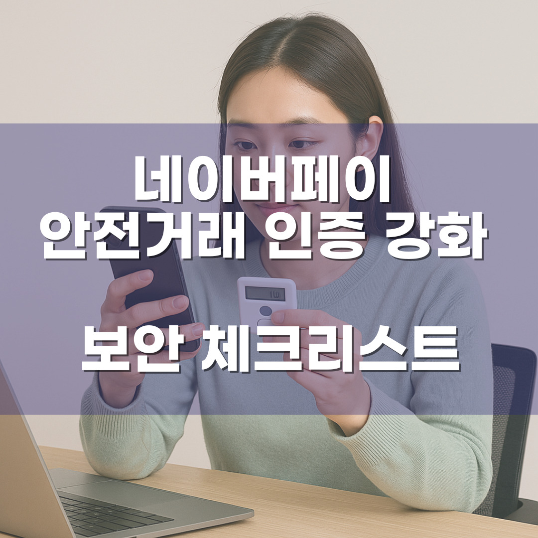 네이버페이 안전거래 인증 강화 – 판매자가 꼭 준비해야 할 보안 체크리스트