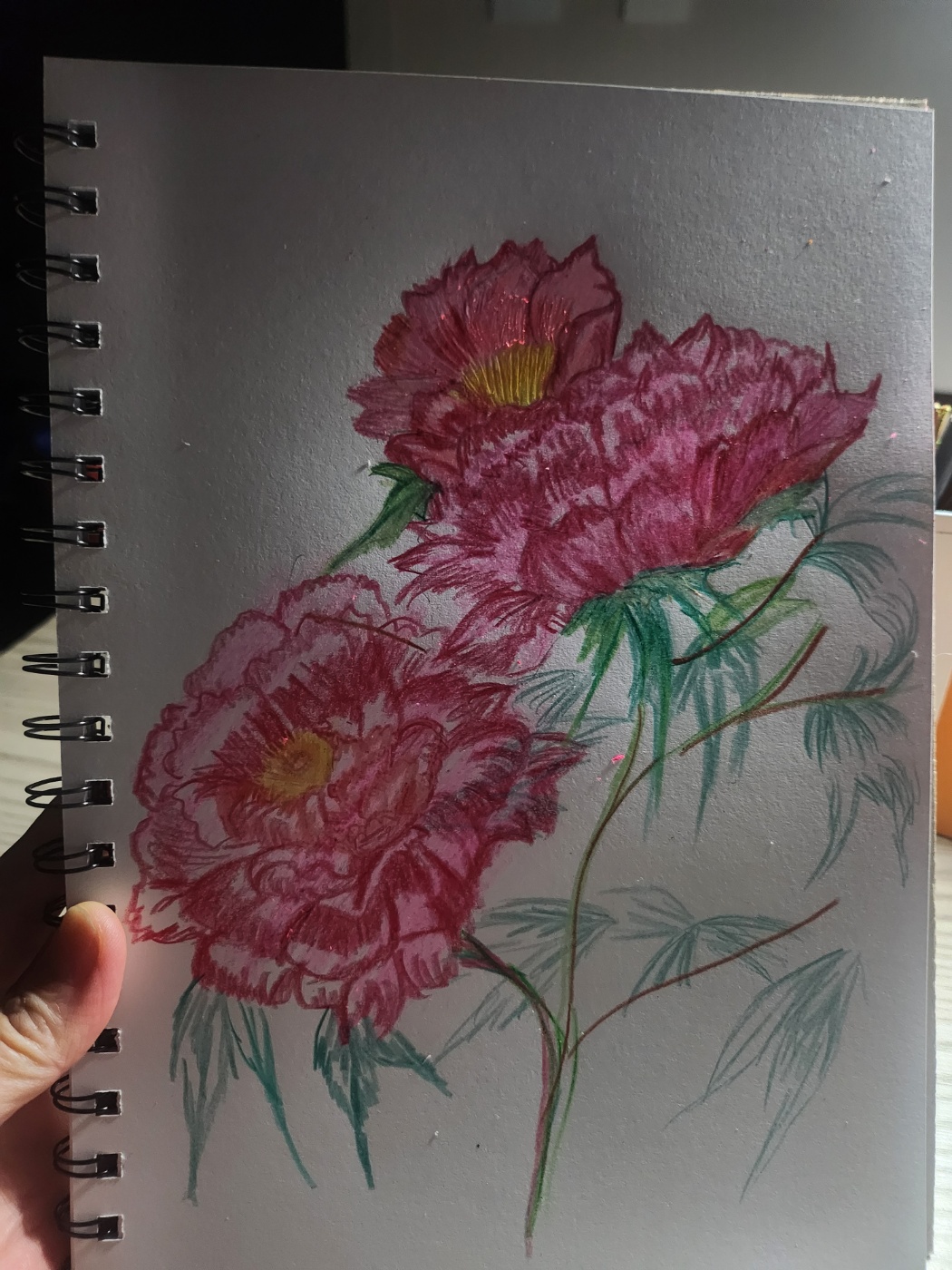 목련화그린그림