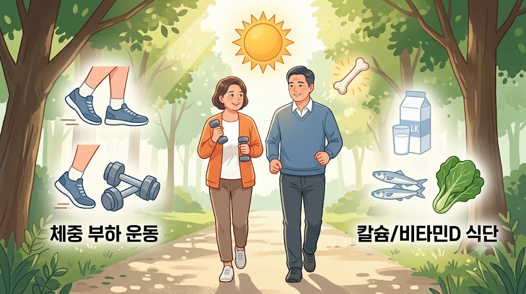 골밀도 높이는 일상 속 실천 방법