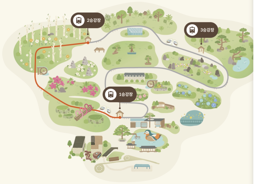 화담숲/모노레일/1구간