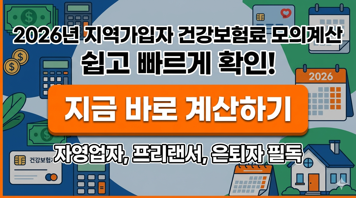 지역가입자 건강보험료 모의계산