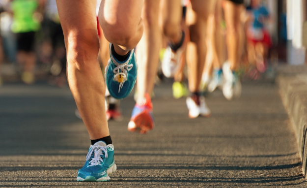 러닝을 하고 있는 모습