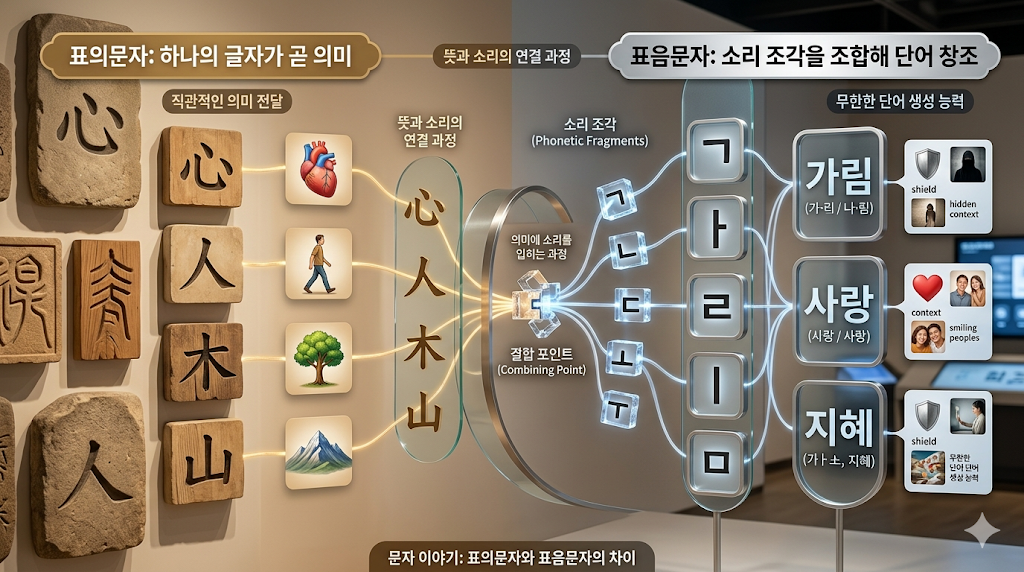 표의문자와 표음문자는 무엇이 다를까? 헷갈리기 쉬운 개념 한 번에 이해하기