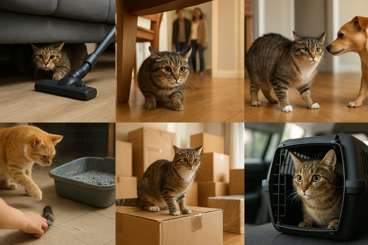 고양이 스트레스 원인 7가지, 바로 줄이는 법