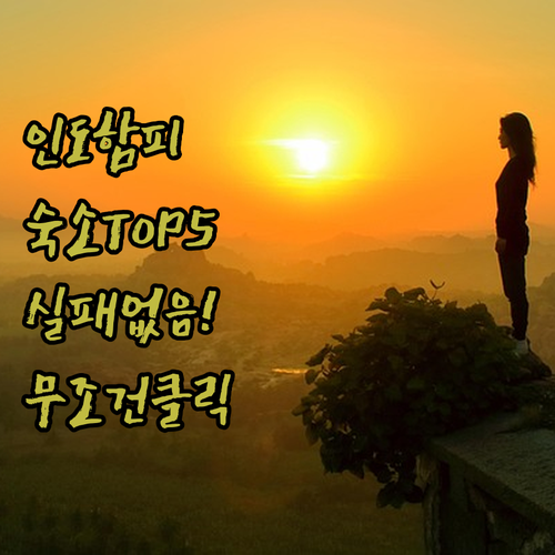 인도 함피 호스펫 숙소 추천 TOP ..