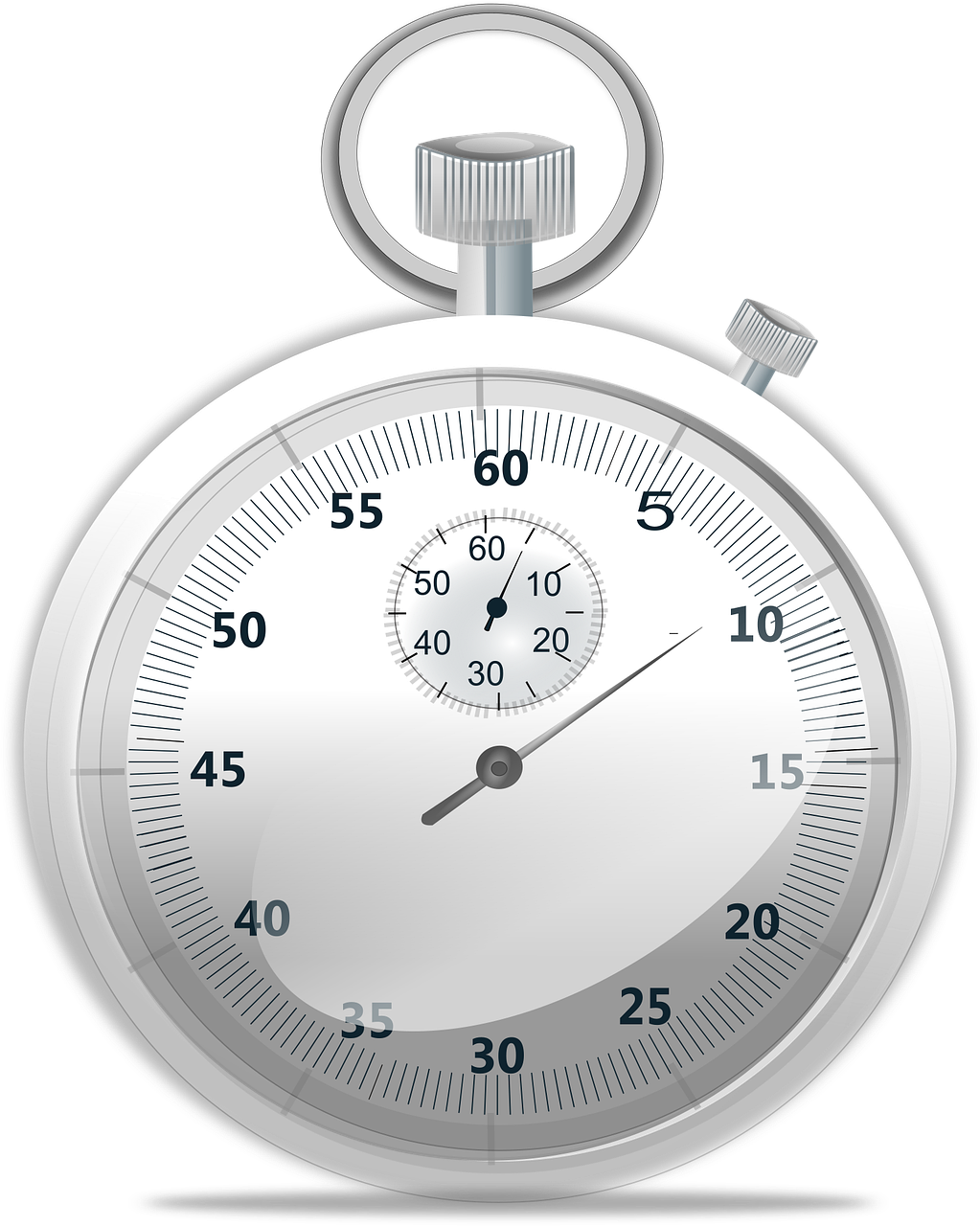 짧은 시간을 의미하는 시계 사진