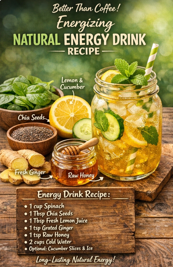 자연 에너지 드링크 레시피